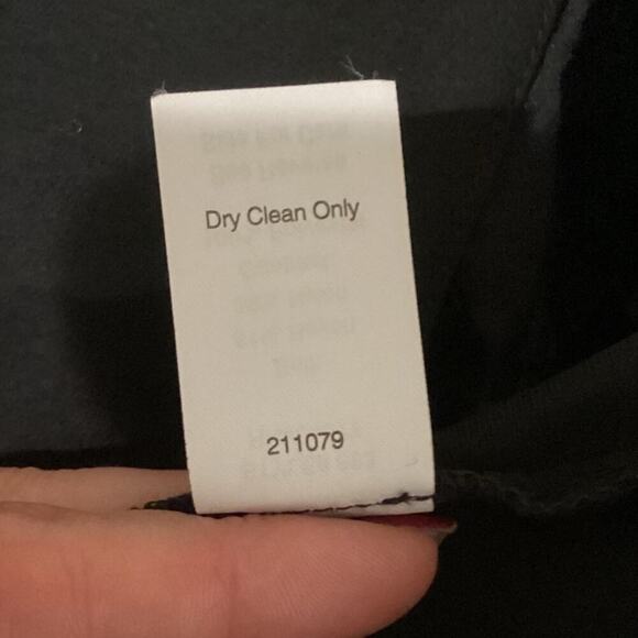 Cabi Womens Velvet Burnout Shirt Size Small Black Top Boxy Oversized Boho Office - Picture 9 of 9